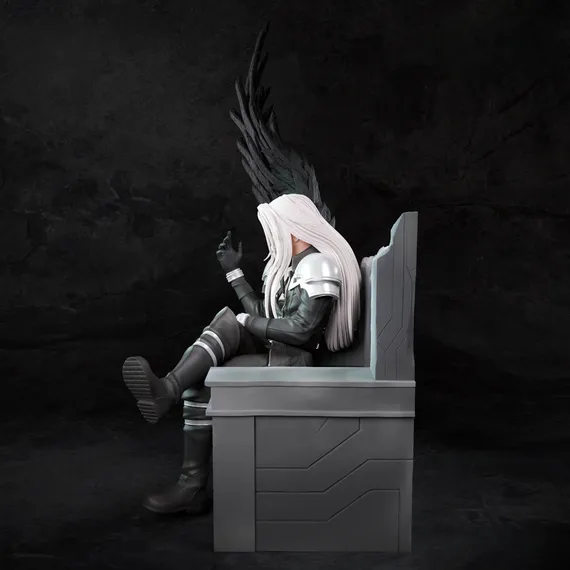 Sephiroth on the throne - Final Fantasy