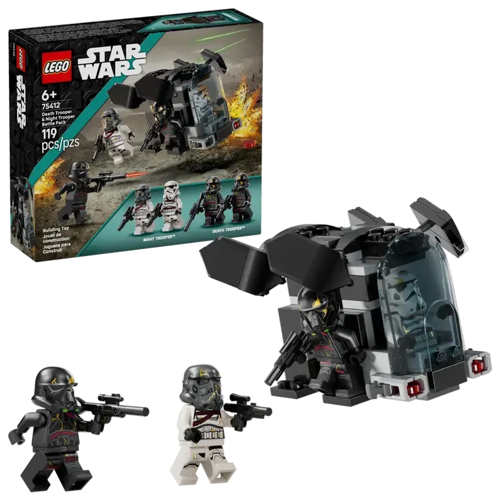 Конструктор LEGO Star Wars 75412 Боевой набор Десантника Смерти и ночного десантника