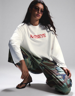 Женский лонгслив с принтом KATSEYE - BERSHKA