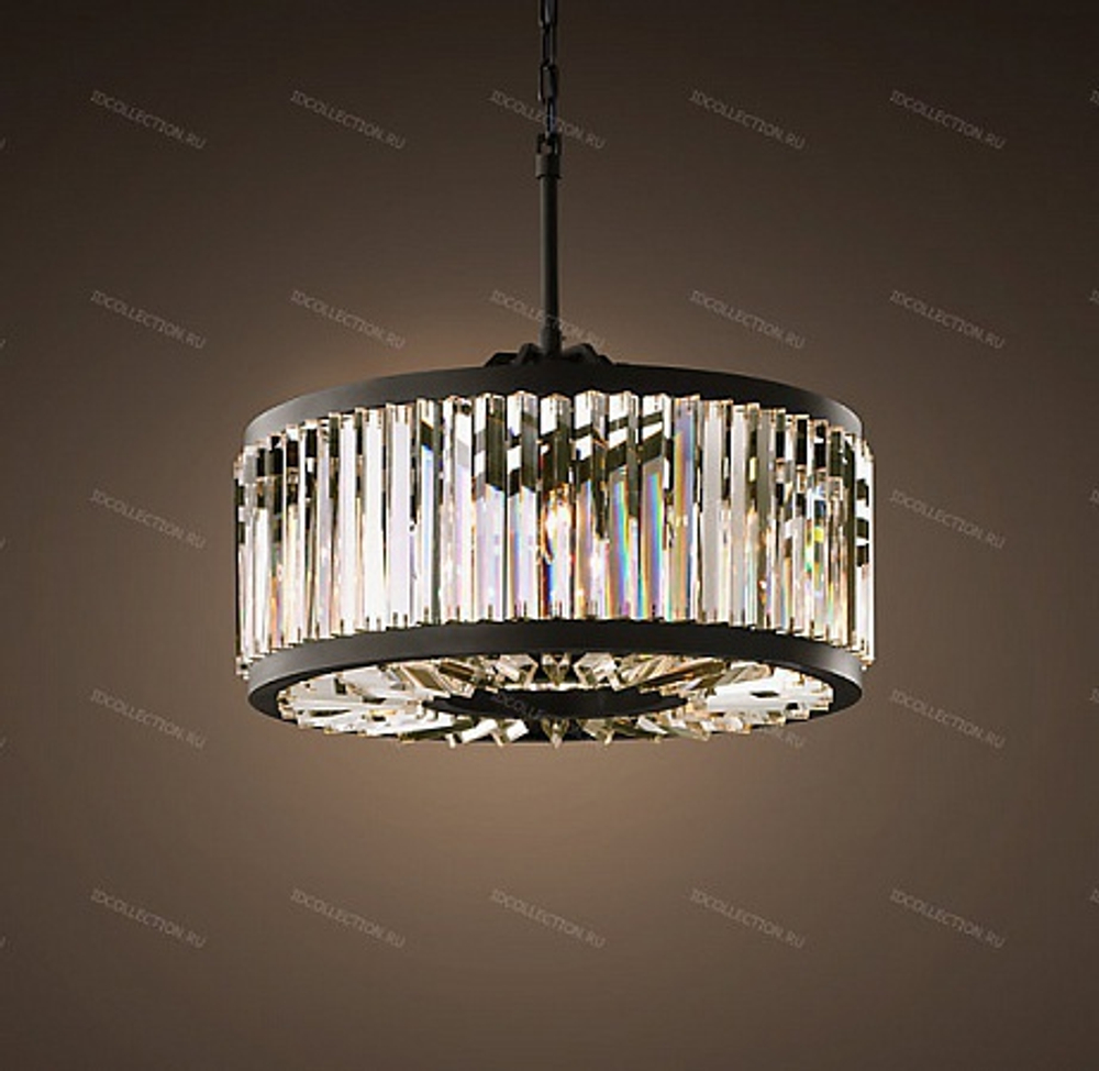 Люстра WELLES CLEAR CRYSTAL ROUND Restoration Hardware 68060842