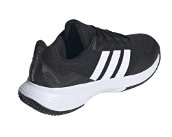 Мужские теннисные кроссовки Adidas GameCourt 2 M - core black/cloud white/silver metallic