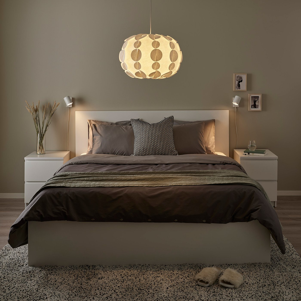 IKEA SOLHETTA  (ИКЕА СОЛХЕТТА)  -  Лампа светодиодная E27 806 люмен - диммируемая/опаловый шар белая