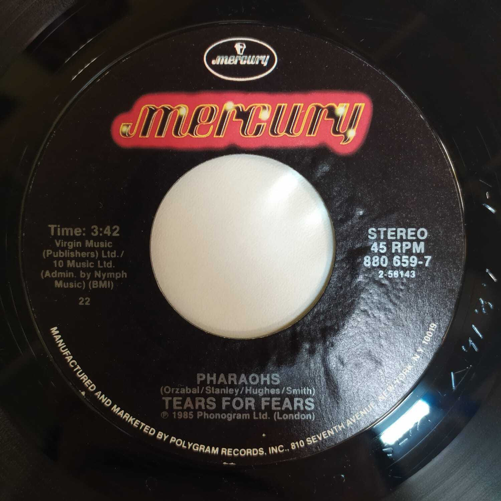 Tears For Fears - Everybody Wants To Rule The World (США 1985г.) 7", 45 RPM, Single