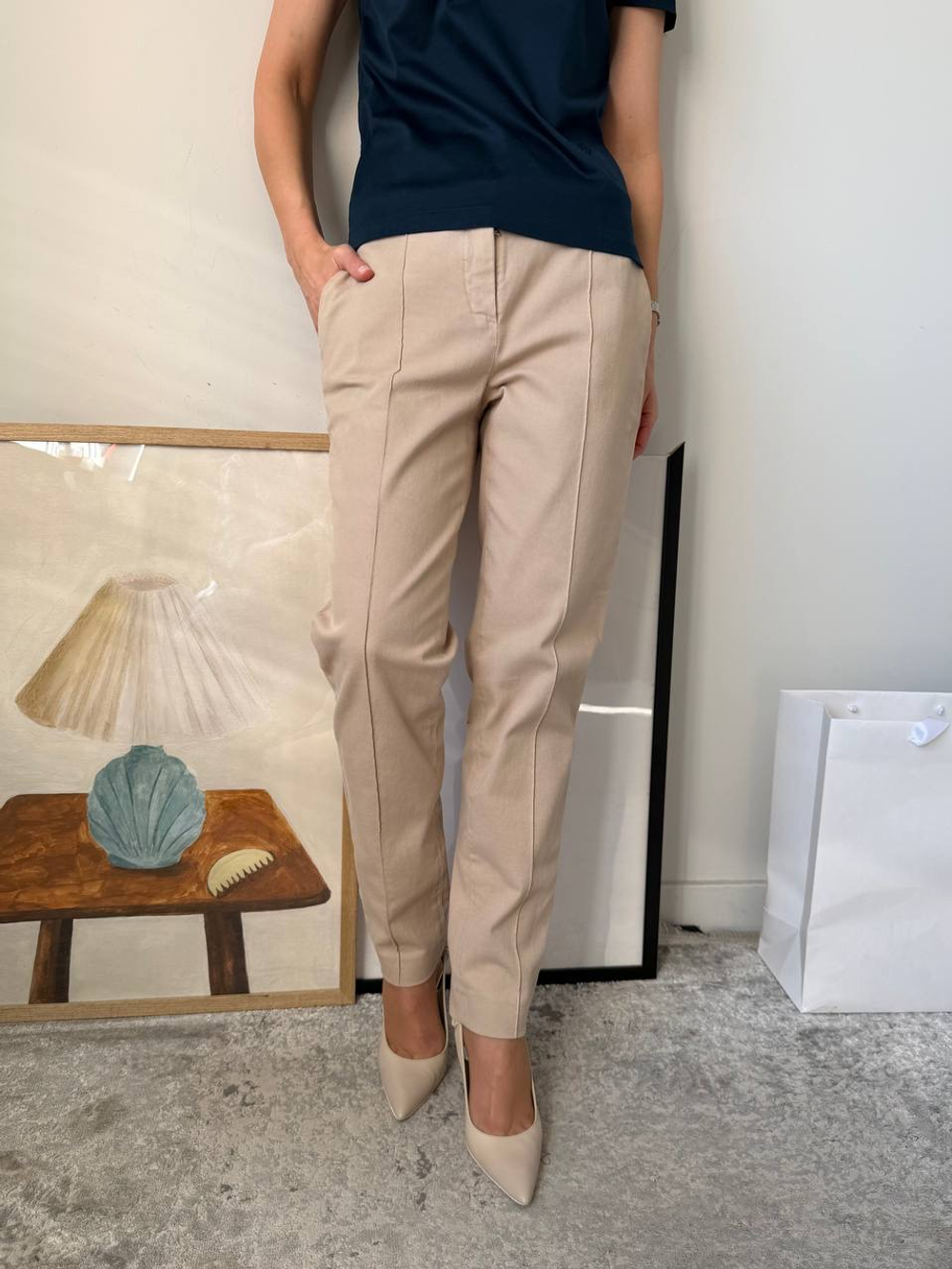 Хлопковые брюки Loro Piana, XS