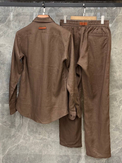 Льняной костюм Zegna