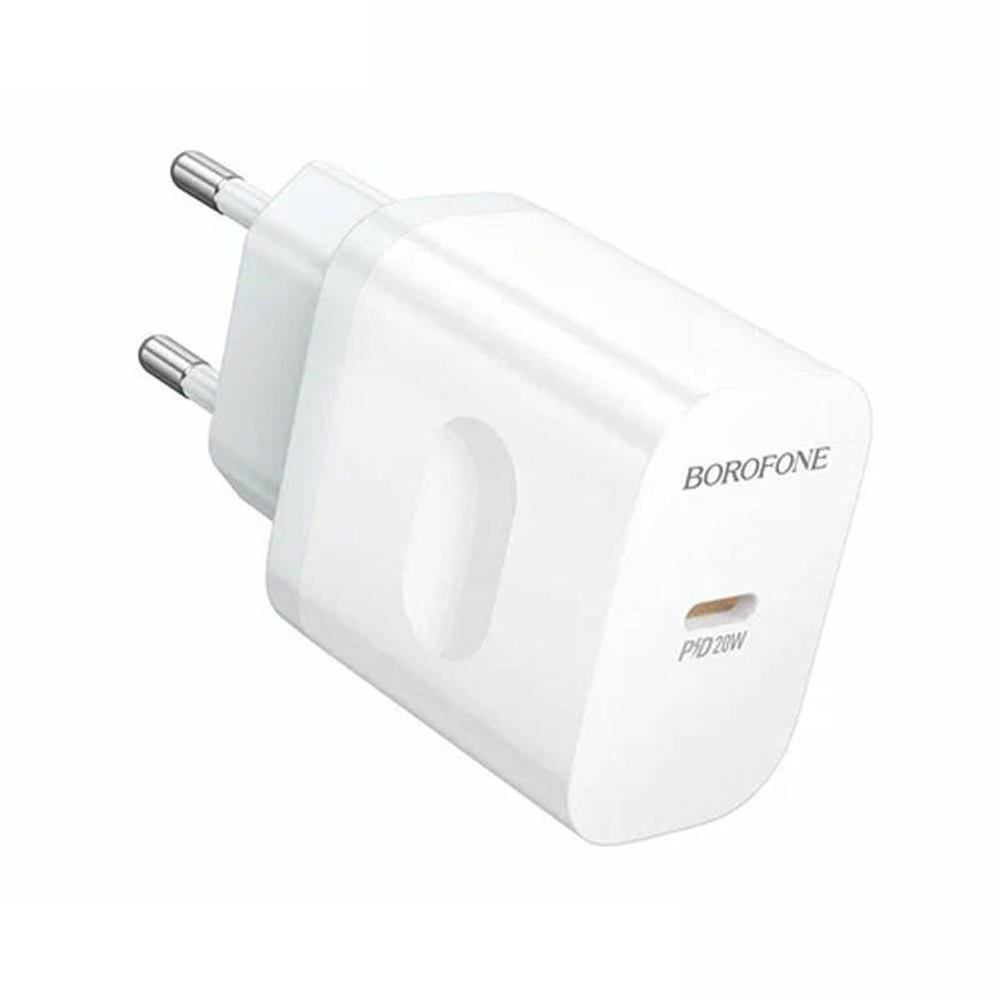 Сетевая зарядка с поддержкой быстрой зарядки PD 3А 20Вт USB-C BOROFONE