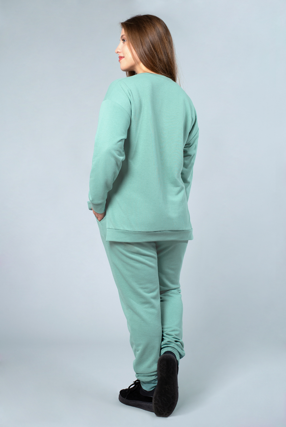 Костюм женский 3010АПА, шалфей