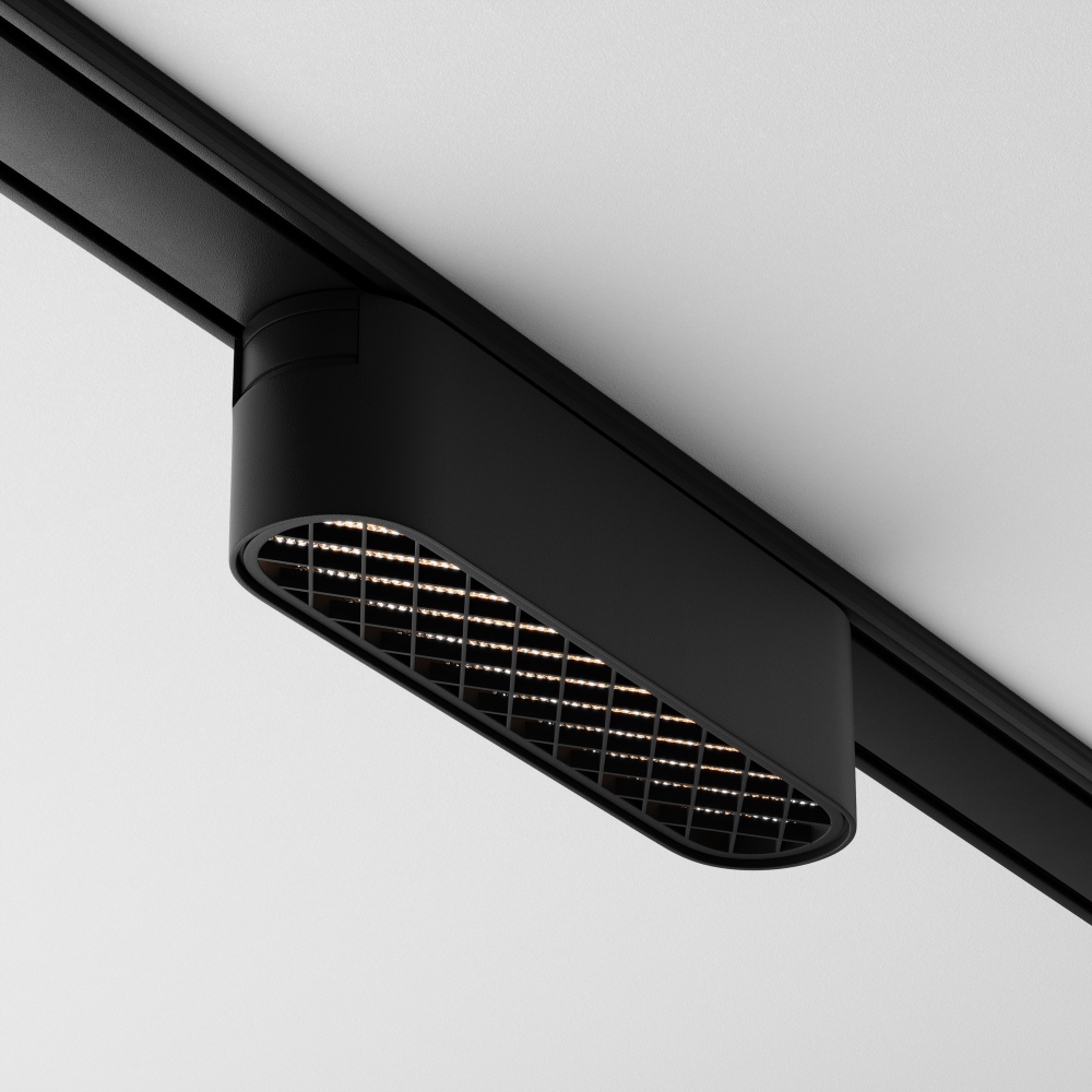 Магнитный трековый светильник Maytoni Basis Grid TR084-1-6W3K-B