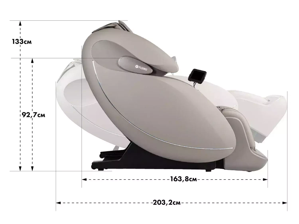 Массажное кресло Fujimo Cyber Atlant 4D+ F7007 Taupe