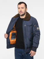 Куртка пилот на резинке зимняя 30525C