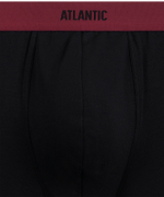 Мужские трусы шорты Atlantic, набор из 3 шт., хлопок, черные, 3MH-0111