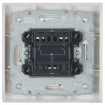 BRITE Выключатель 2-клавишный 10А в сборе ВСР10-2-0-БрБ белый IEK
