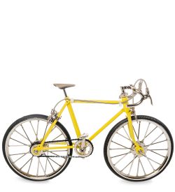 VL-17/3 Фигурка-модель 1:10 Велосипед шоссейник «Racing Bike» желтый