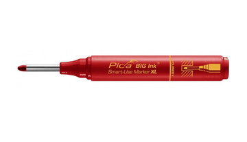 Строительный маркер для глубоких отверстий Pica BIG Ink красный PICA-MARKER 170/40