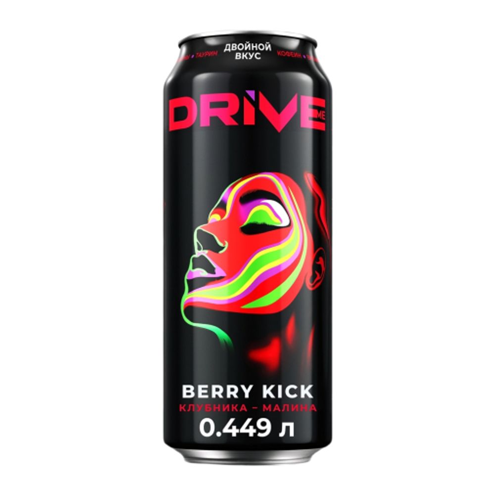 Энергетический напиток Drive Me Berry Kiсk, 449мл
