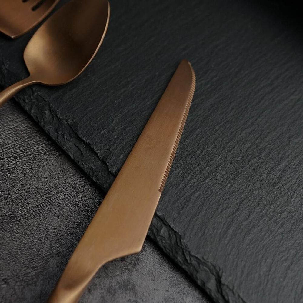 Нож столовый 22,9 см матовый цвет медь PVD 1920-Copper P.L. [12]