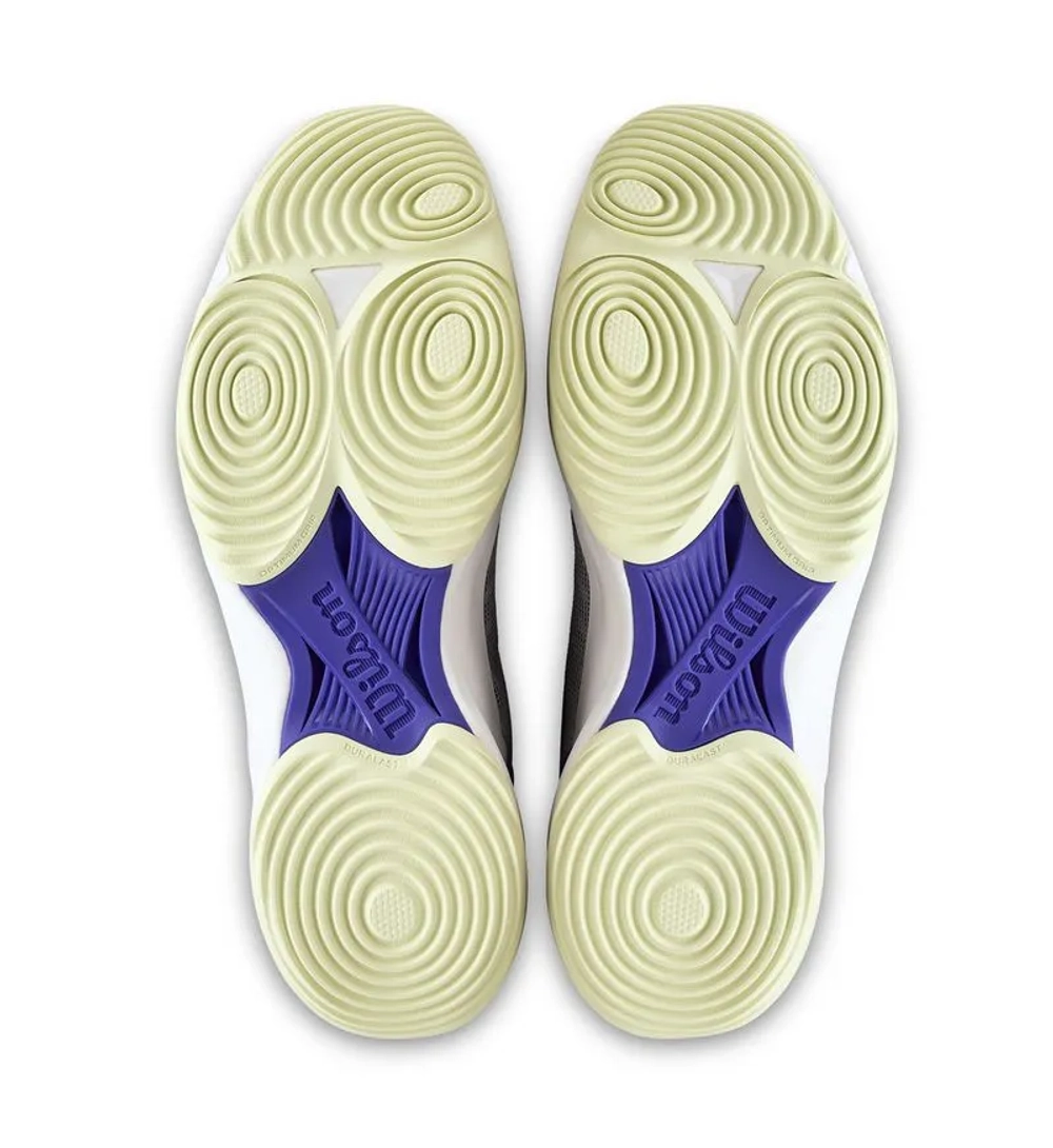 Мужские кроссовки для Padel Wilson Hurakn Pro V2 - gray dawn/black/tender yellow