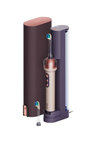 Электрическая зубная щетка Dyson CameraJet with flosser (Ceramic Pink Set)
