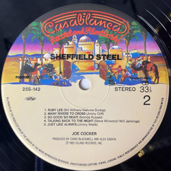 Винтажная виниловая пластинка LP Joe Cocker Sheffield Steel (Japan 1982) (Obi) Sweet Little Woman