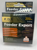 Леска с покрытием флюорокарбона KDF Feeder Expert 0,30 мм 200 м