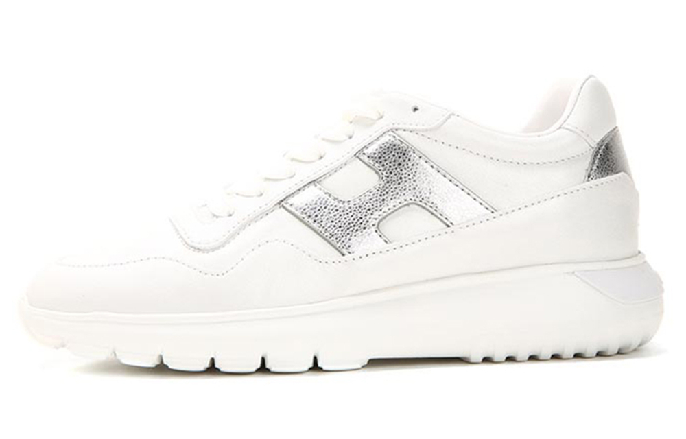 HOGAN Leather Low top Casual Shoes Women"s White