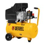 Компрессор воздушный масляный DC1500/24, прямой привод, 1.5 кВт, 24 литра, 220 л/мин Denzel