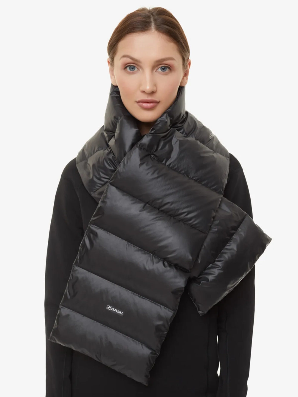 ШАРФ ПУХ D-TUBE SCARF LARGE ЧЕРНЫЙ