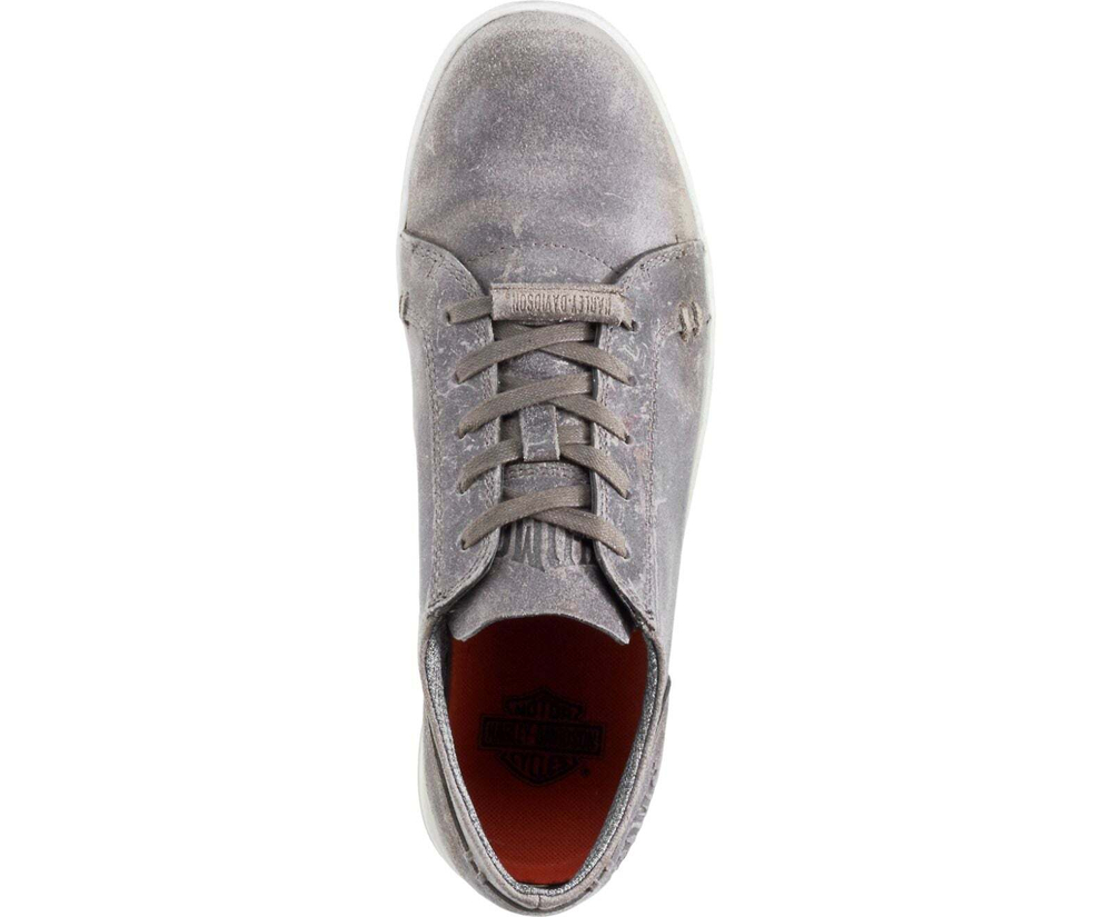 Кеды Yorkton Mens Gray Leather Harley-Davidson