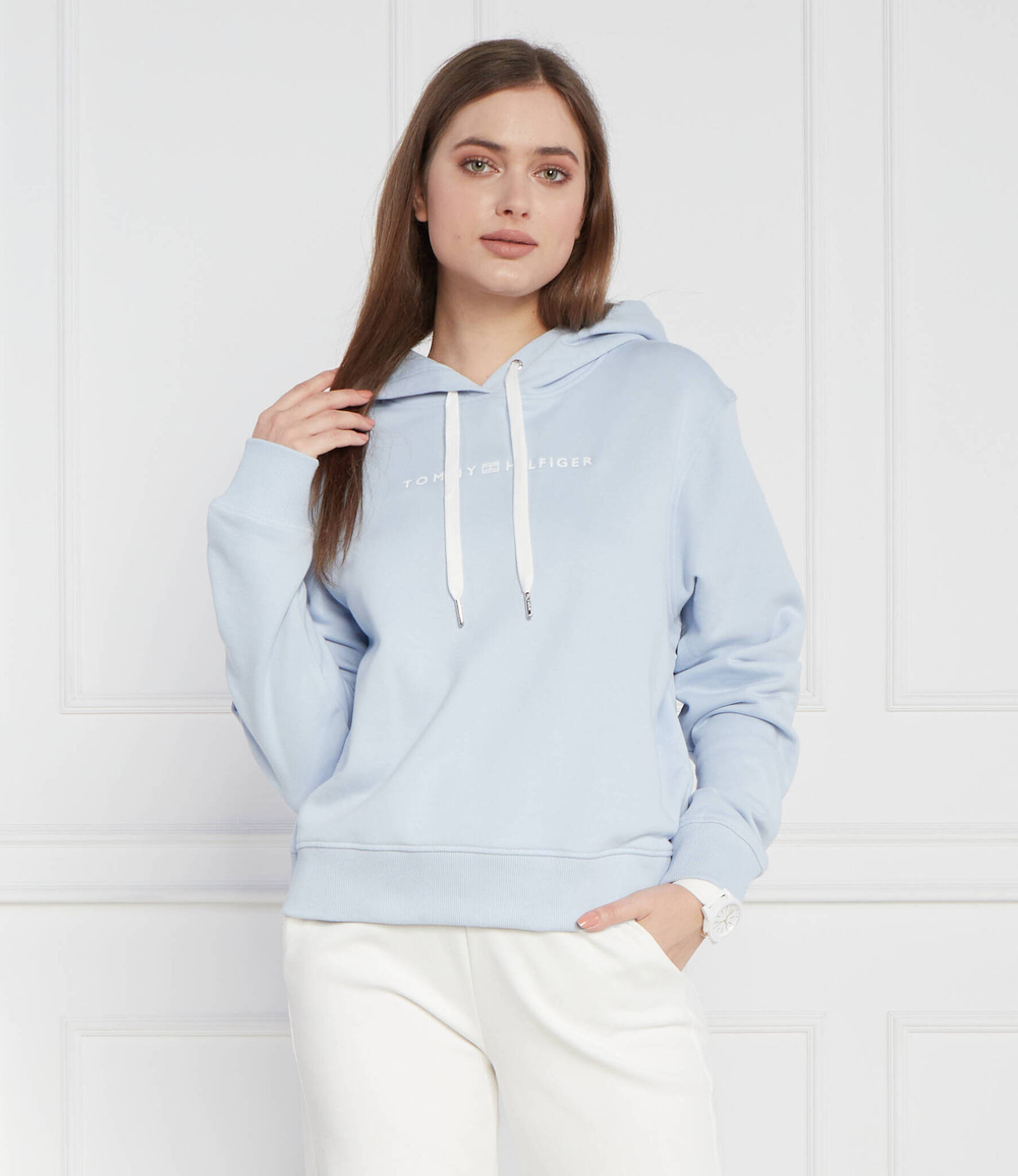Худи REG FROSTED CORP LOGO Tommy Hilfiger - голубой(WW0WW38856)