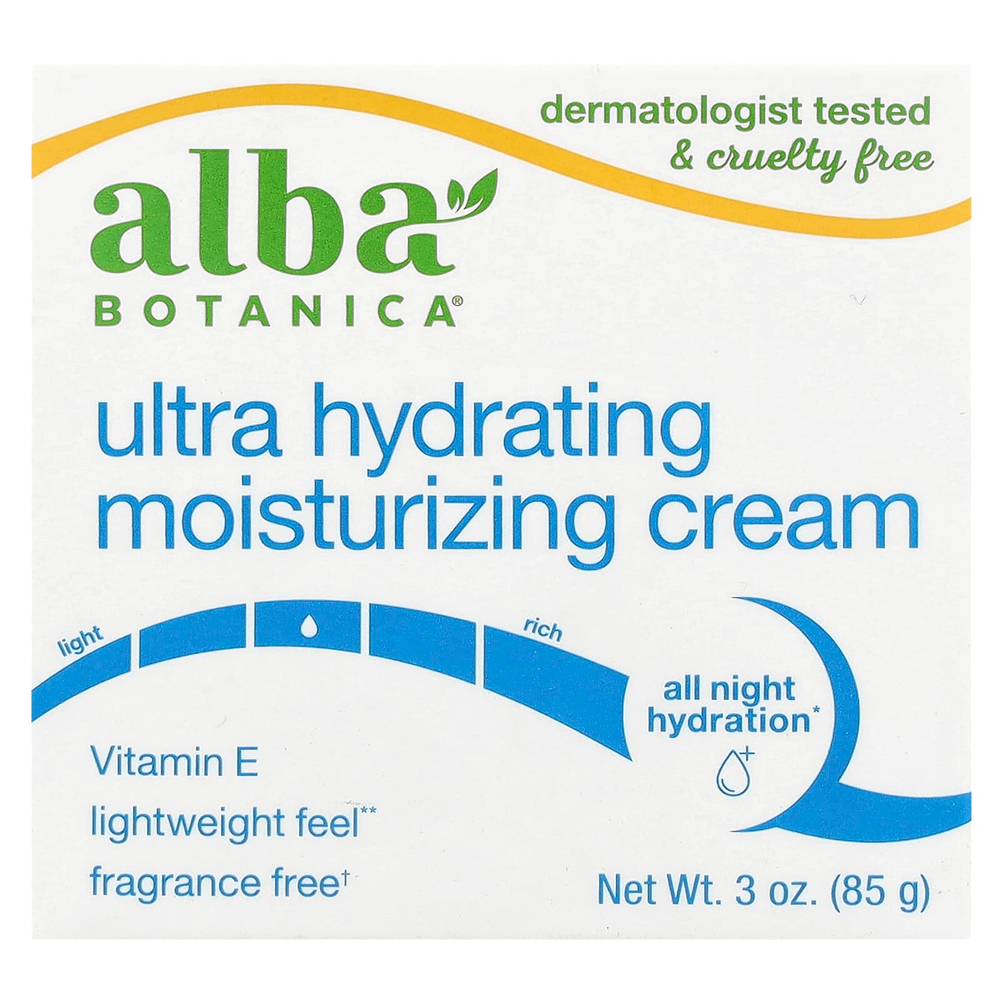 Alba Botanica, Ультраувлажняющий крем, без отдушек, 85 г (3 унции)