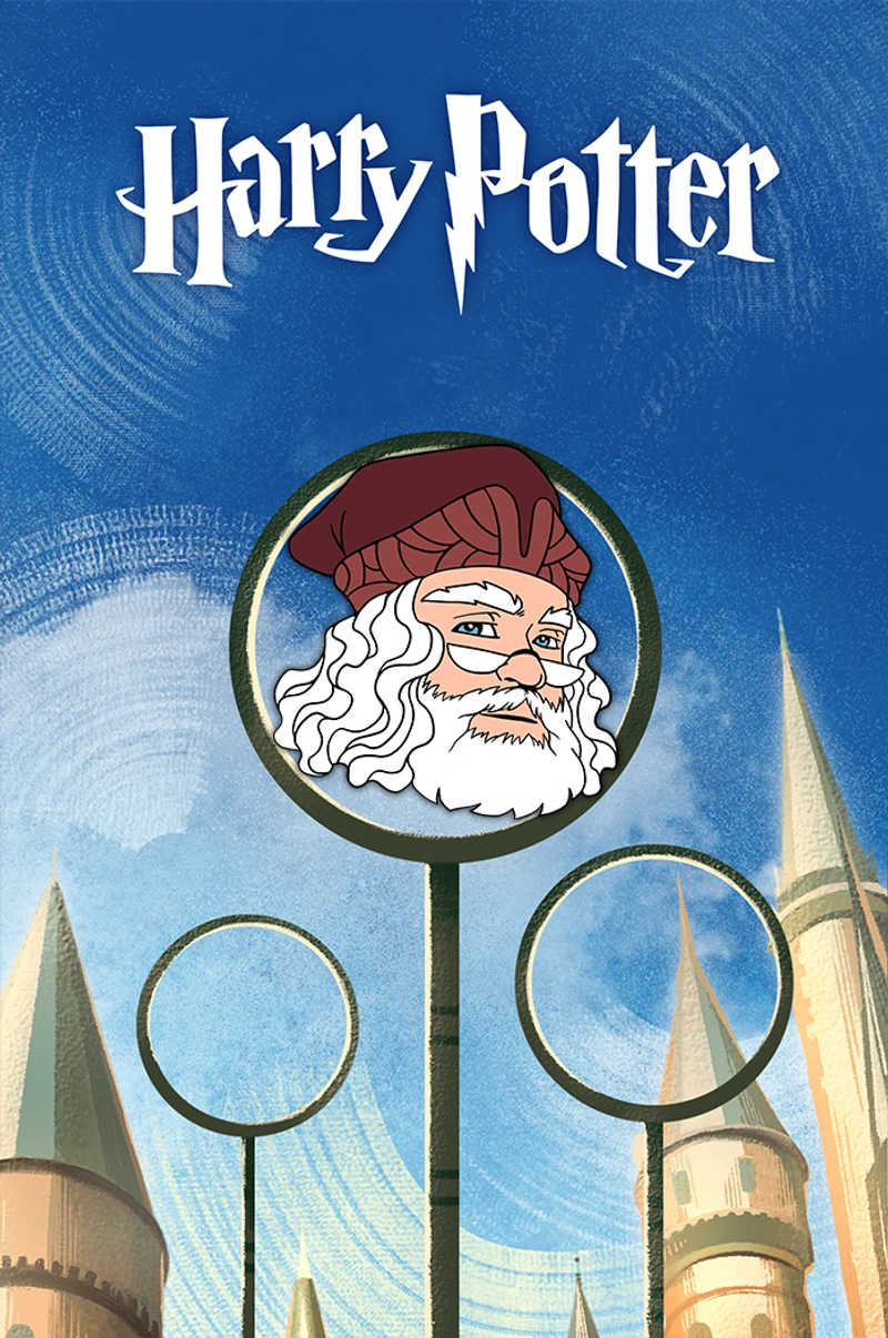 Металлический пин «Harry Potter: Dumbledore»