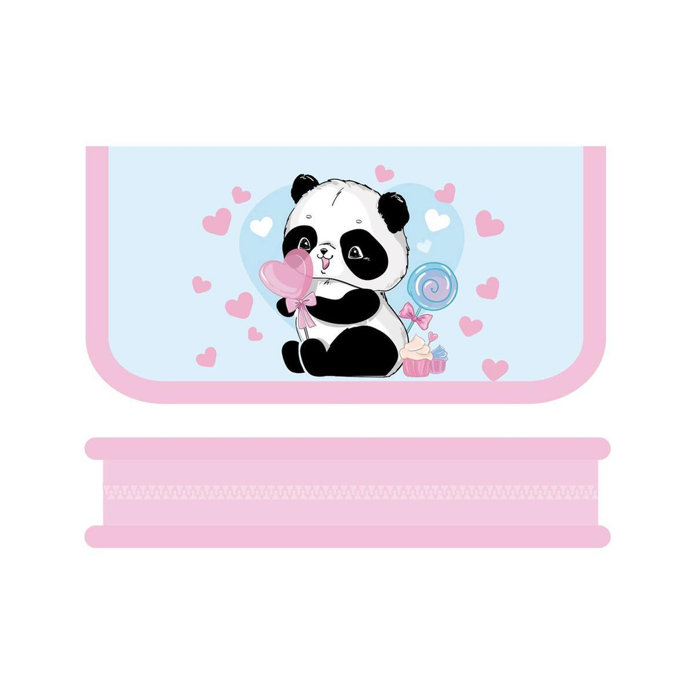 Пенал 1 секц. средний 190*90 "Panda 2023" (Пчелка)