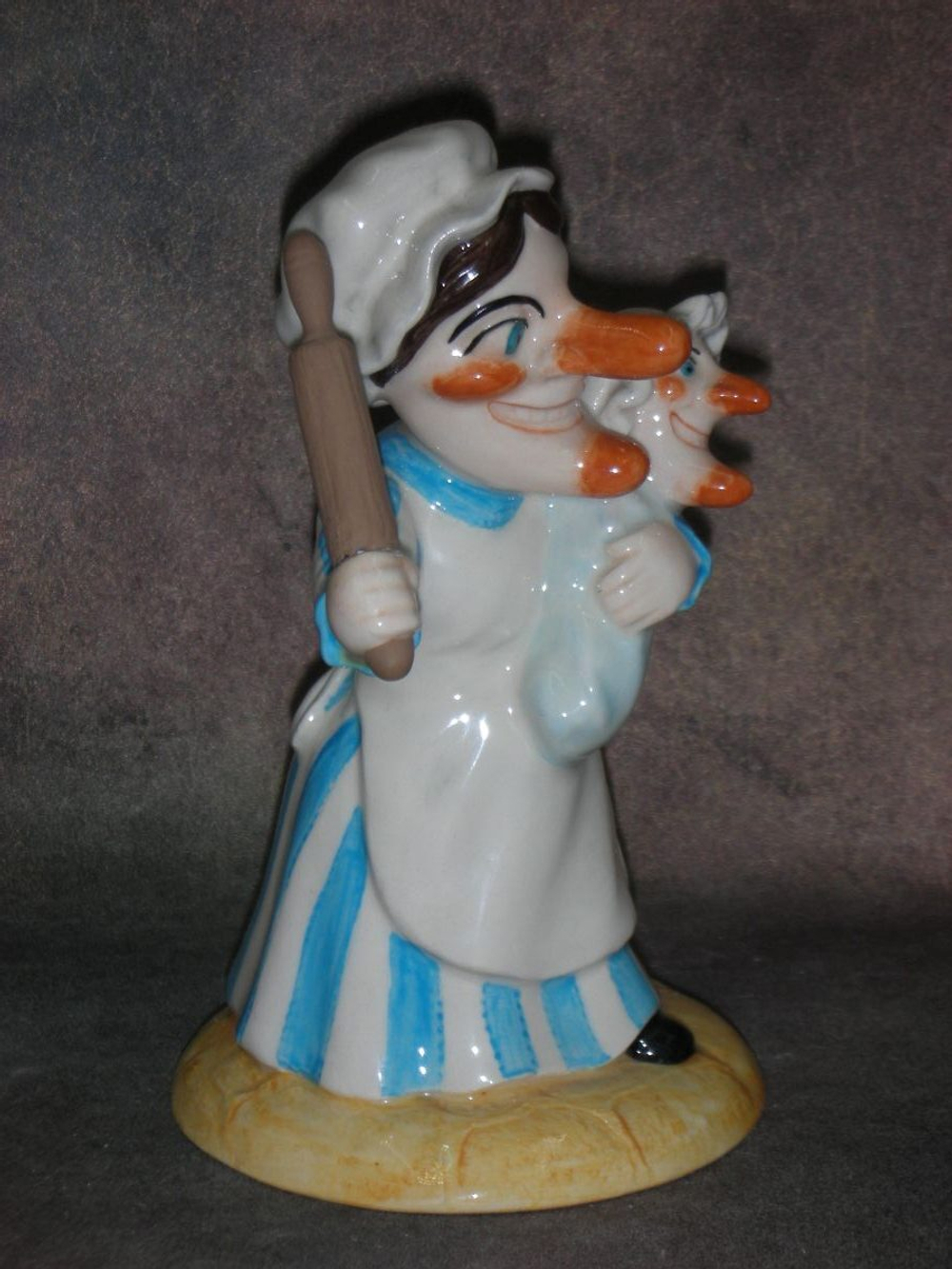 Статуэтка. Фарфор. Клоун Панч и Джуди. Royal Doulton. Англия