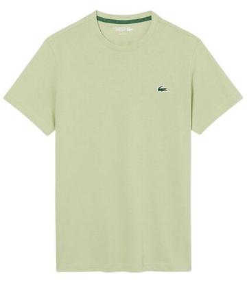 Мужская теннисная футболка Lacoste Ultra Dry Crocodile Graphic - green