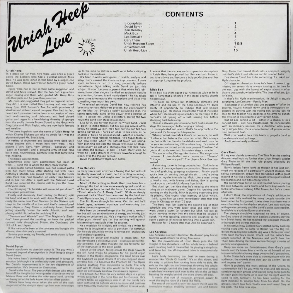 Uriah Heep / Uriah Heep Live (2LP)