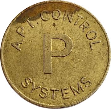 Парковочный жетон «A.P.T. Control Systems»