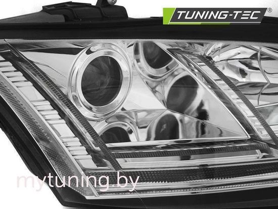 Фары передние CHROME LED SEQ для Audi TT 8J