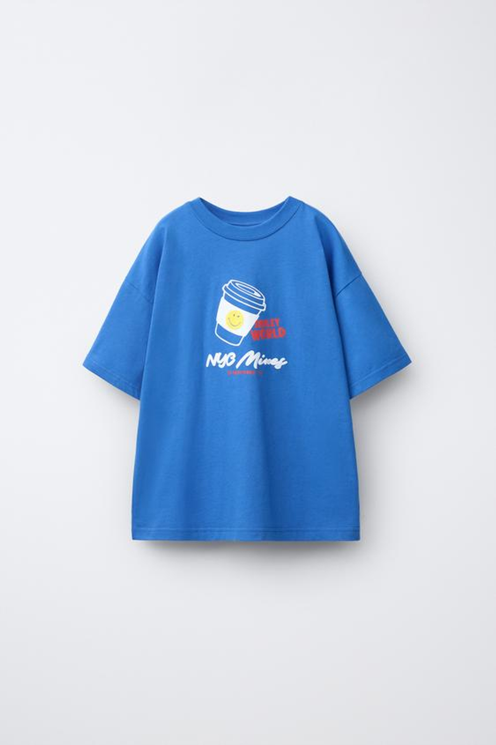 ZARA ФУТБОЛКА SMILEYWORLD®, СИНИЙ
