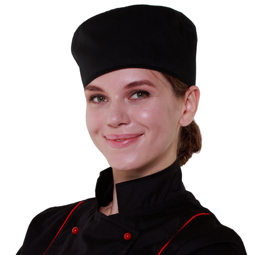Шапочка повара «Таблетка» чёрная