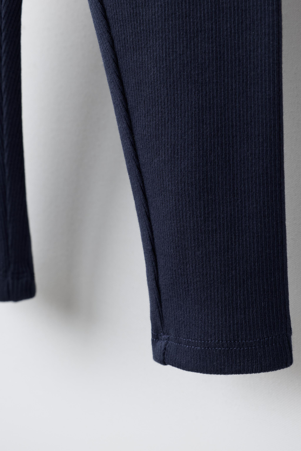 ZARA ЛЕГИНСЫ В РУБЧИК С ЭТИКЕТКОЙ, МОРСКОЙ СИНИЙ