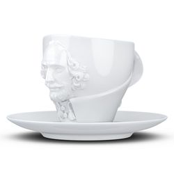 Чайная пара Talent, William Shakespeare, 260 мл, белая