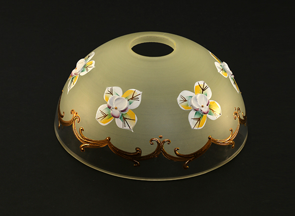 Розетка Смальта жёлтая №0254
