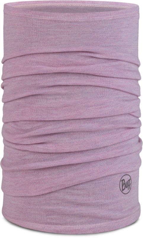 Шерстяной шарф-труба Buff Merino Midweight Melange Lilac Sand Фото 1