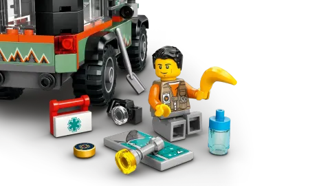 Конструктор LEGO City 60447 Горный грузовик для бездорожья 4x4