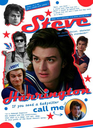Постер "Stranger Things: Better Call Steve"
