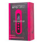 Ярко-розовый вакуум-волновой стимулятор 13см ToyFa eroTEQ Molette 593002