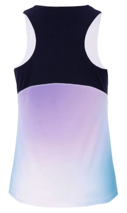 Женский топ теннисный Fila Savannah - aqua blue graphic