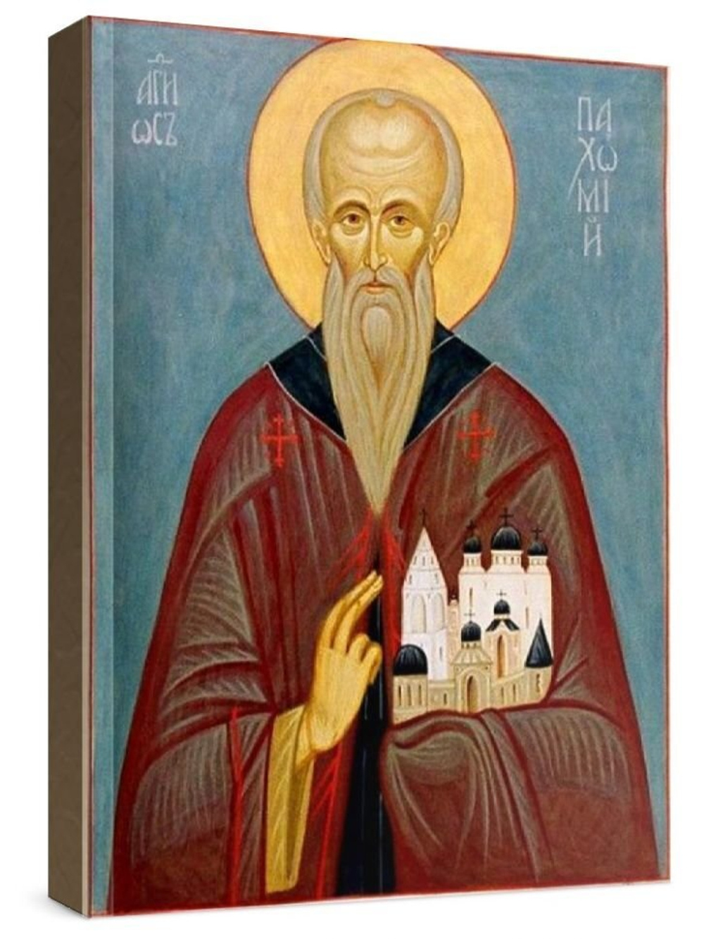 Пахомий Нерехтский (рукописная икона)