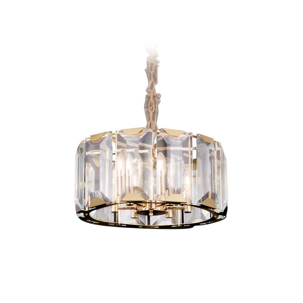 Люстра Harlow Crystal L4 gold