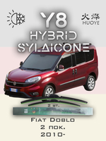 Щетки стеклоочистителя HUOYE Y8 600/400 мм на Fiat Doblo | Push button